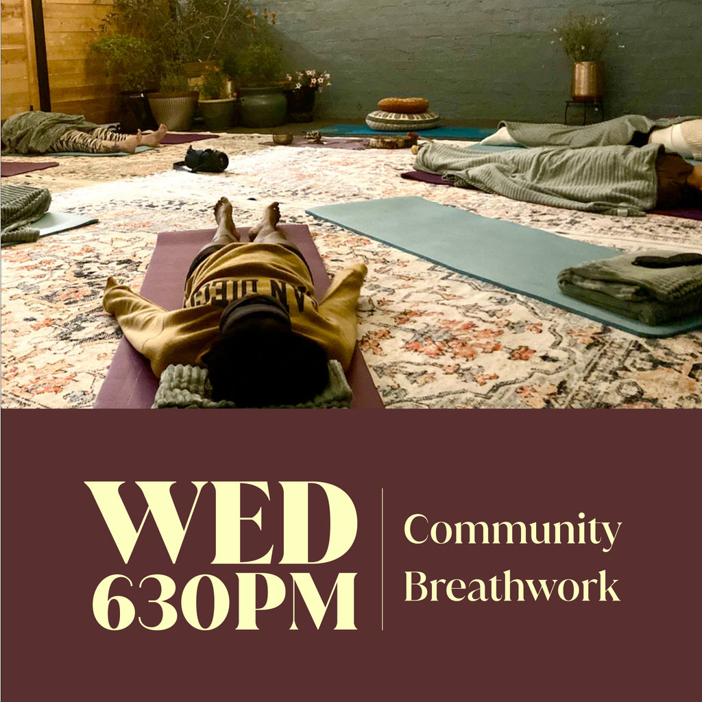 Wednesdays at 6:30pm: Community Breathwork, Reiki & Sound