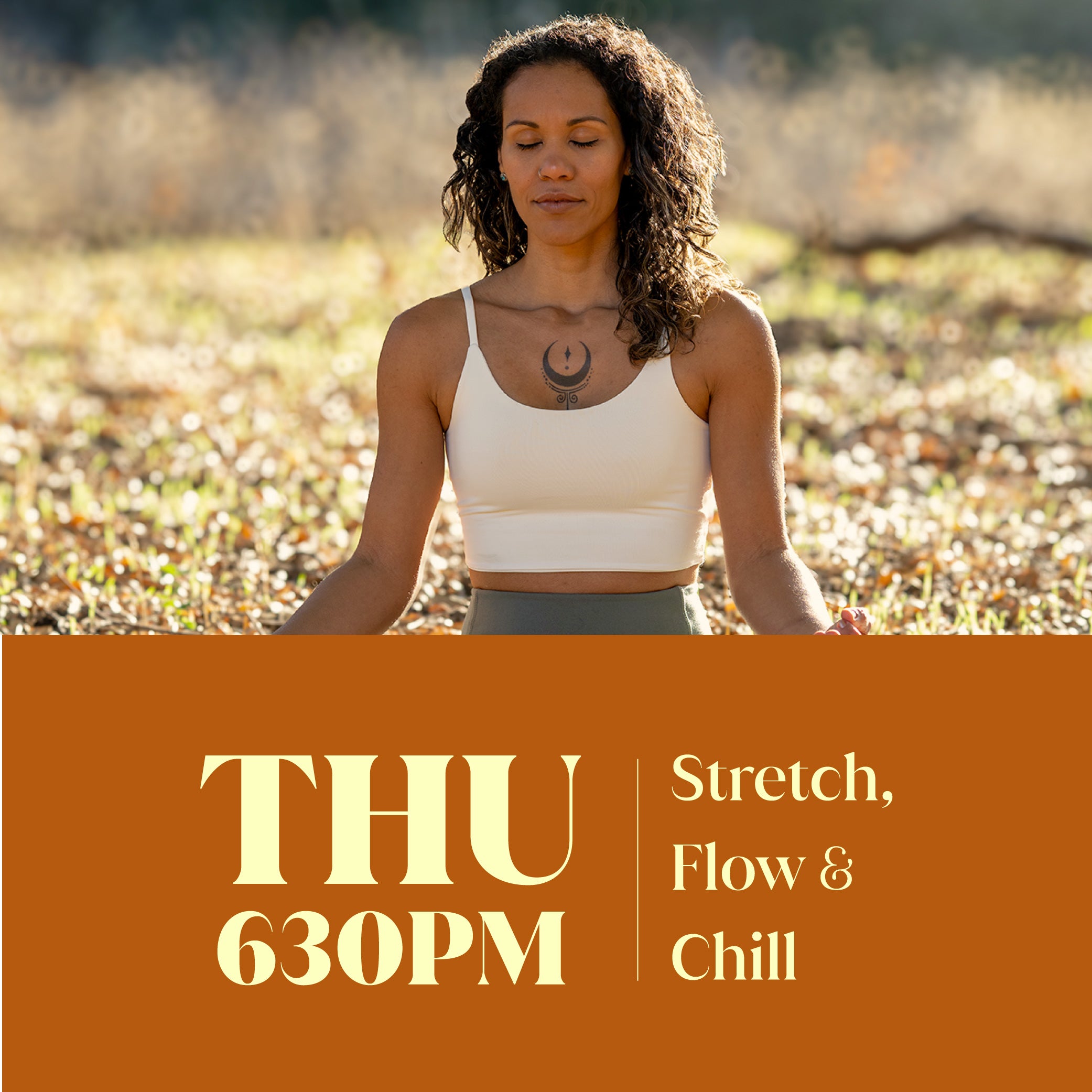 Thursdays @ 6:30pm: Stretch, Flow & Chill Yoga