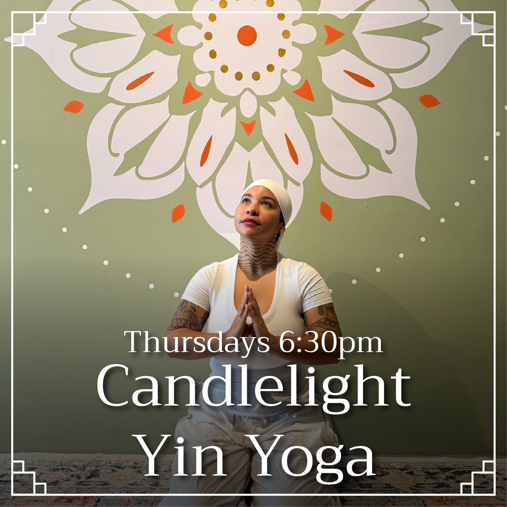 Thursdays at 6:30pm: Candlelight Yin Yoga