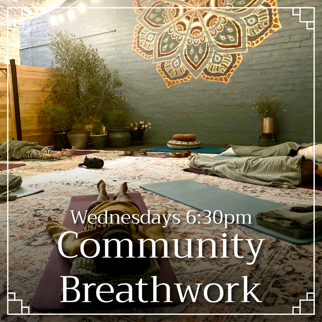 Wednesdays at 6:30pm: Community Breathwork, Reiki & Sound