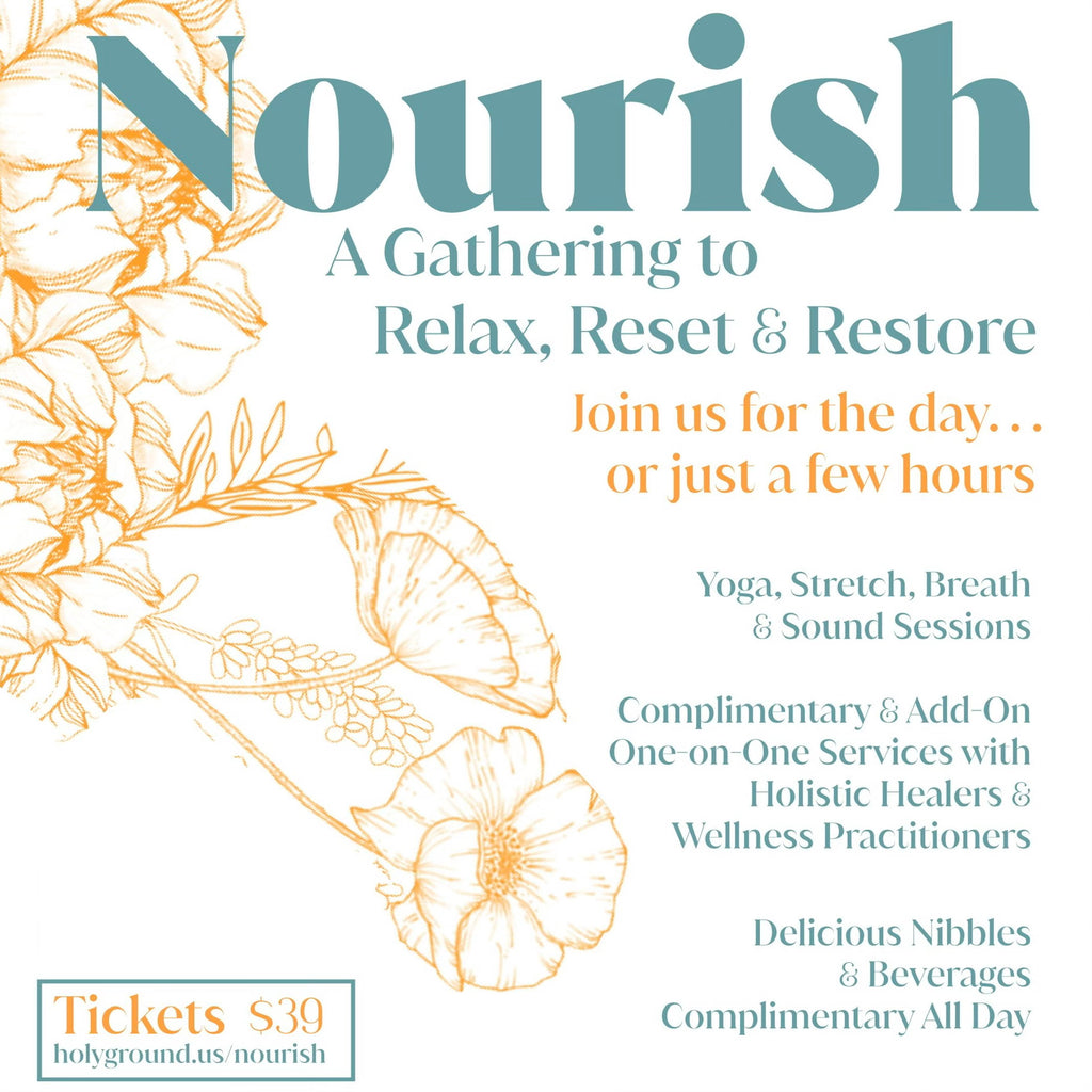 Sunday, September 27th at 11am: Nourish: Relax, Reset & Restore